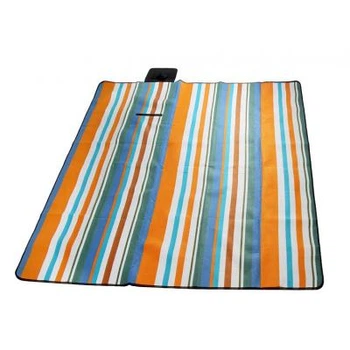 Туристичний килимок з ручками складний флісовий Time Eco TE-201 MultiColor 200 х 200 см (4820211101282MULTI)