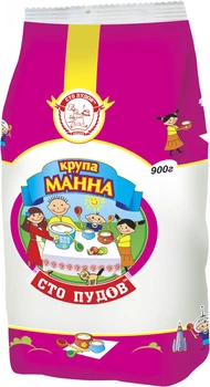 Крупа манная Сто Пудов, 0,9 кг