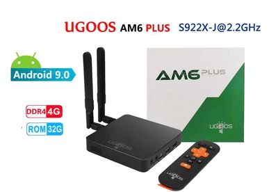 Медіаплеєр Ugoos AM6 Plus 4/32Gb S922X-J