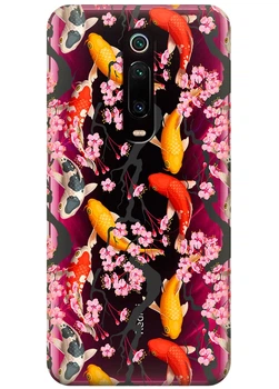 Силіконовий чохол iSwag для Xiaomi Mi 9T Pro Японські риби (M4552)
