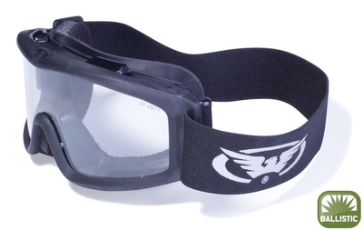 Балістичні окуляри захисні із ущільнювачем Global Vision Ballistech-2 (clear) Anti-Fog, прозорі