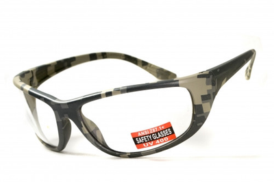 Стрілецькі окуляри Global Vision Eyewear HERCULES 6 CAMO Clear
