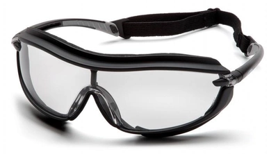 Балістичні окуляри захисні із ущільнювачем Pyramex XS3 Plus (Anti-Fog) (clear) прозорі