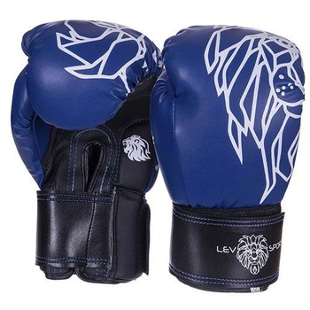 Рукавички боксерські LV-4280 Lev Sport 12oz Синій (37423005)