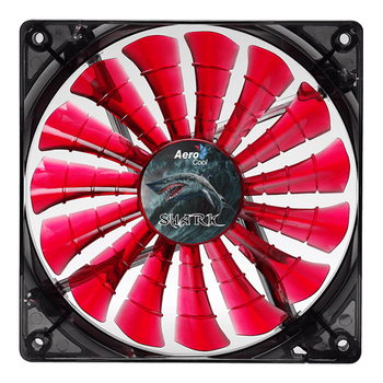 Кулер Aerocool Shark Fan 120мм LED (Devil Red)