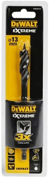 Сверло по дереву DeWalt спиральное, диаметр 13 мм, общая длина 152 мм, рабочая длина 100 мм (DT90239)