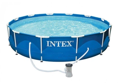 Каркасный бассейн INTEX круглый 366*76см с насосом