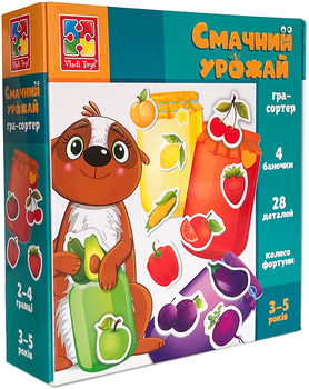 Игра-сортер Vladi Toys Вкусный урожай (укр) (VT1804-41)