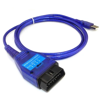 Сканер VAG-COM 409.1 (KKL) + Fiat Ecuscan с переключателем (чип FTDI) K-Line адаптер для диагностики VAG, Fiat, Daewoo, ВАЗ и других авто (3022)