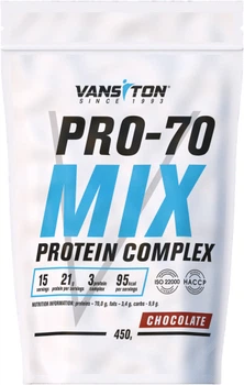 Протеин Vansiton Pro-70 порошок 450 г Chocolate (4820106592300)