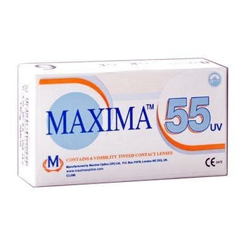 Контактные Линзы Maxima 55 UV Англия 1 мес. 1 шт.