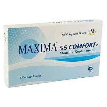 Контактні лінзи Maxima 55 Comfort Plus 1 міс. 1 шт.