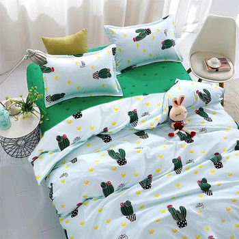 Комплект постельного белья Zastelli Евро 200x220 см Cactus бязь (2500000992346)
