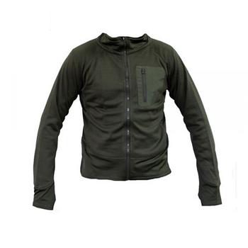 Тактическая флисовая рубашка MIL-TEC THERMOFLEECE OD XXL Зеленый (10922001)