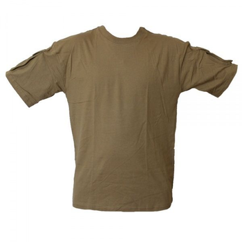 Футболка MIL-TEC тактична T-Shirt CB XXXL Коричневий (11019205)