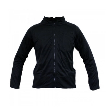 Тактична флісова сорочка MIL-TEC THERMOFLEECE L Black Чорний (10922002)