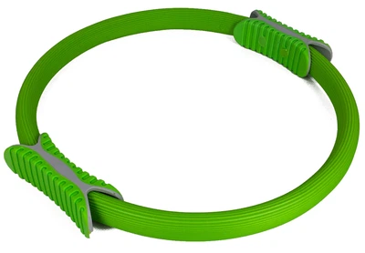 Кольцо для пилатеса EasyFit изотоническое Ø 38 см (EF-KP38GR) зеленое (тренажер-обруч сопротивления для фитнеса и йоги) EF-1850-Gr