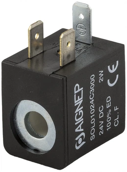 Катушка электромагнитная 220V, 5VA, AC AIGNEP для пневмораспределителей 1SO0902200502