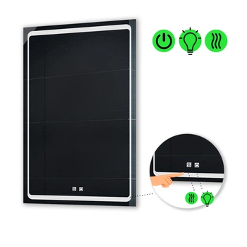 LED-зеркало 70x110см, с двумя сенсорами и подогревом, модель Emma (Emma188)