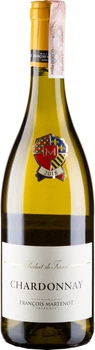 Вино Francois Martenot Chardonnay VdP біле сухе 0.75 л 12.5% (3120581439680)