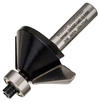 Фреза фасочна Bosch 8 мм, 11х15х56 мм, 45 град. (2608628352)