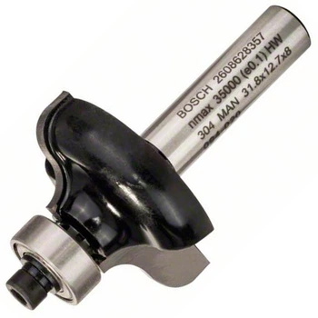 Фреза профільна G Bosch 8 мм, 31,8 х12, 4х54 мм, R4, 8 (2608628357)