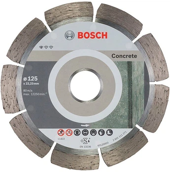 Алмазный круг Bosch по бетону 125x22,23x1,6 мм, 10 шт (2608603240)