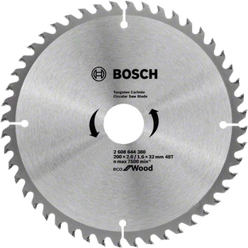 Пильный диск Bosch Eco for Wood 200x2,6x32-48T (2608644380)