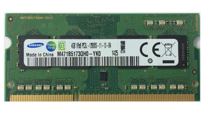 Оперативна пам'ять Samsung DDR3 SO-DIMM 4Gb 1600 C11 1.35 v (M471B5173QH0-YK0)