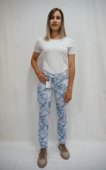 Джинси GERRY WEBER 422221 Aqua 40 біло-синій 2106/1