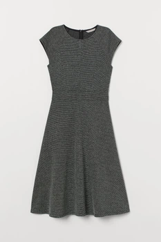 Платье H&M XS черный меланж 22047730550