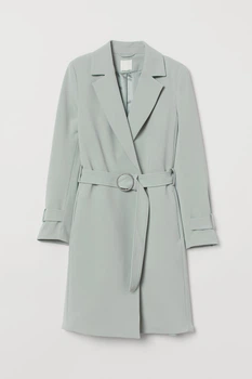 Пальто H&M XS світло-бірюзовий 21078329951