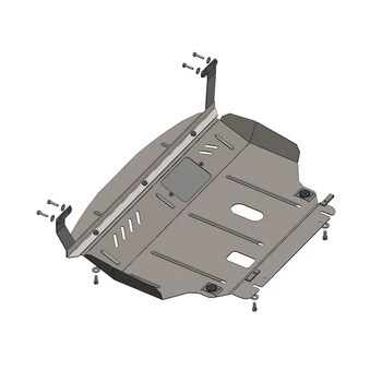 Kolchuga Защита двигателя, КПП и радиатора на Ford B-Max 2012- (1.0268.00)