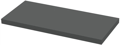 Полиця DC Gina 680х300х32 мм Графітова ordf (DC123954)