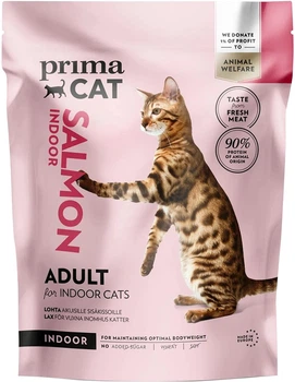 Sucha karma dla dorosłych kotów PrimaCat Salmon Indoor z łososiem 1,4 kg (6430069580559)