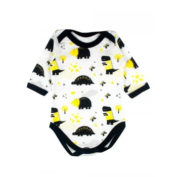 Бодик белый Динозавры MISHKA 1052 Размер 74