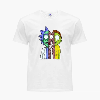Футболка мужская Рик и Морти Рик Санчез (Rick and Morty Rick Sanchez) (9223-2940-7) M Белая