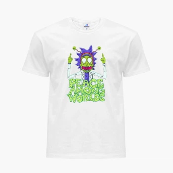 Футболка мужская Рик и Морти Рик Санчез (Rick and Morty Rick Sanchez) (9223-2941-7) M Белая