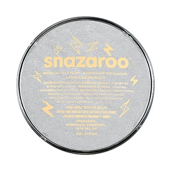 Аквагрим для лица и тела Snazaroo Metallic 18 мл Серебро (1118766)