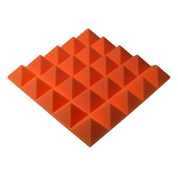 Панель из акустического поролона пирамида Ecosound Pyramid Gain Orange 70 45х45 см Оранжевый