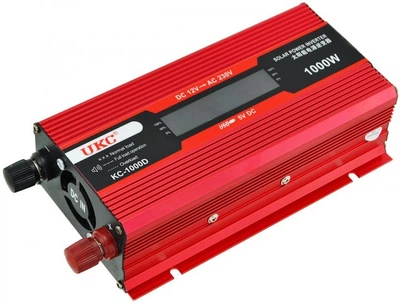 Преобразователь напряжения инвертор UKC Inverter DC-AC 12V-230V LCD KC-1000D 1000W