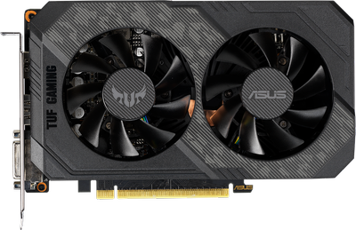 Asus PCI-Ex GeForce GTX 1660 Ti TUF Gaming OC Edition 6GB GDDR6 (192bit) (1845/12000) (DVI, HDMI, DisplayPort) (TUF-GTX1660TI-O6G-EVO-GAMING)