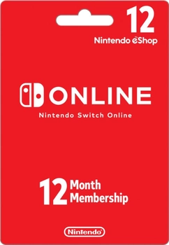 Nintendo Switch Online Gift Card 12 месяца, US-регион