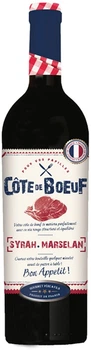 Вино Cote de Boeuf "Syrah Marselan" червоне сухе 0.75 л 13.5% - 14% (3500610115370)