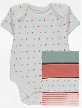 Боди (5 штук) George Short Sleeve 80-86 см разноцветные