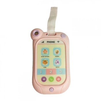 Іграшка METR+ мобільний телефон G-A081 інтерактивний (Pink)