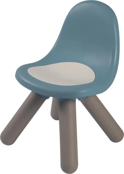 Детский стульчик Smoby со спинкой Голубовато-белый (880108)