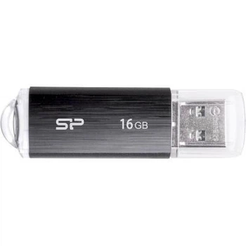 USB флеш накопитель Silicon Power 16GB Ultima U02 Black USB 2.0
