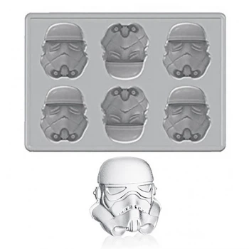 Силиконовая 3D Форма Для Льда Star Wars Шлем Штурмовика