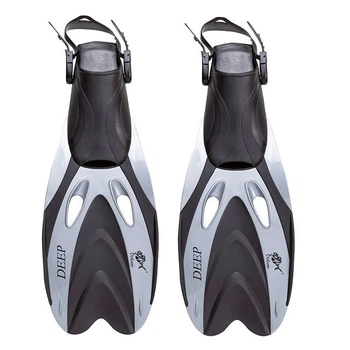 Ласти для дайвінгу Dolvor Deep 39-43р сірі (F66M-silver)